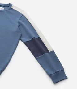 Casaco Infantil em Modal com Recortes - Tam 5 a 14 Anos