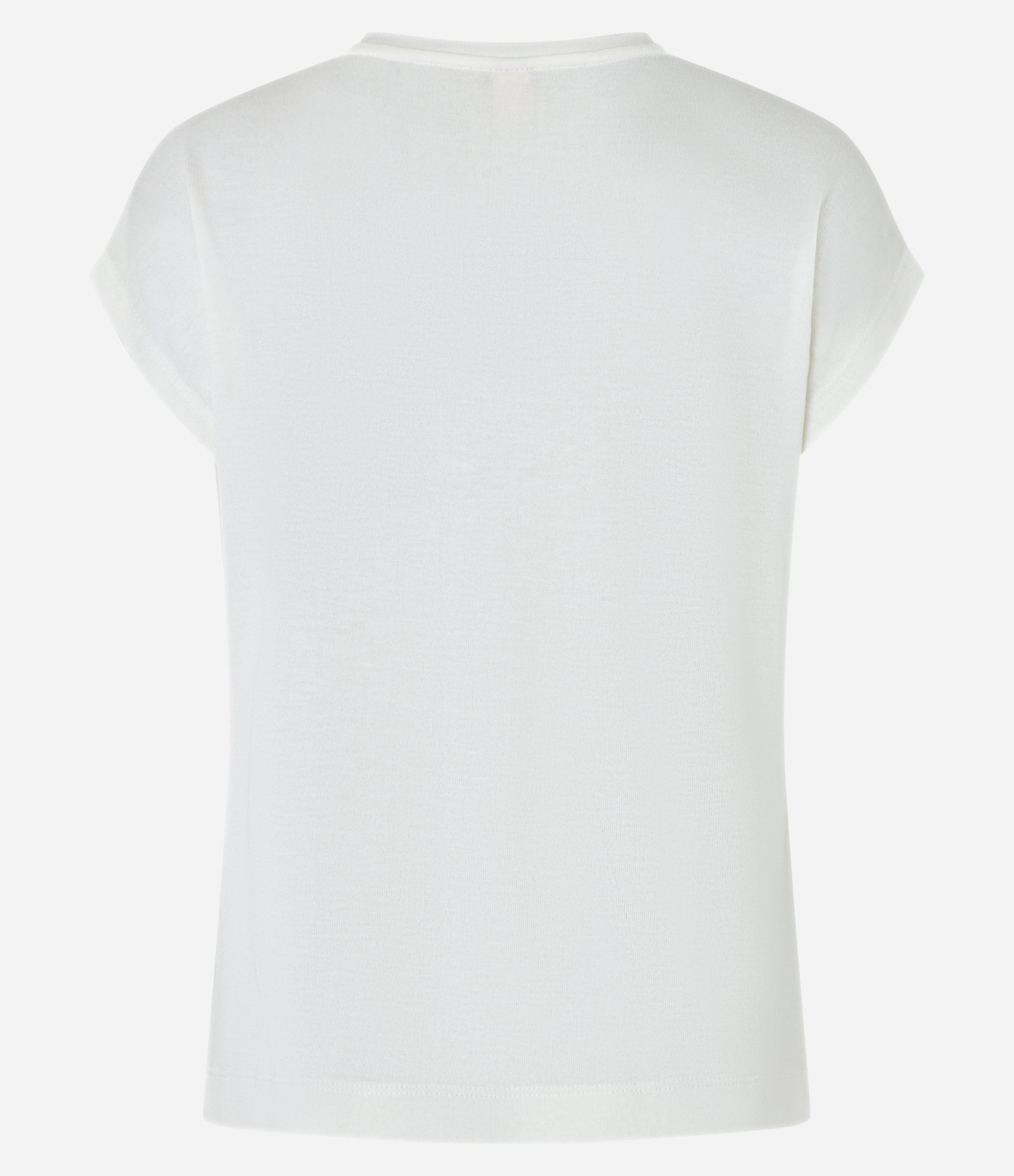 Blusa Sem Cava em Viscose com Textura Escama de Peixe Branco Neve 8