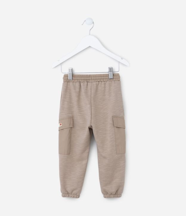 Calça Infantil com Bolsos Cargo - Tam  1 a 5