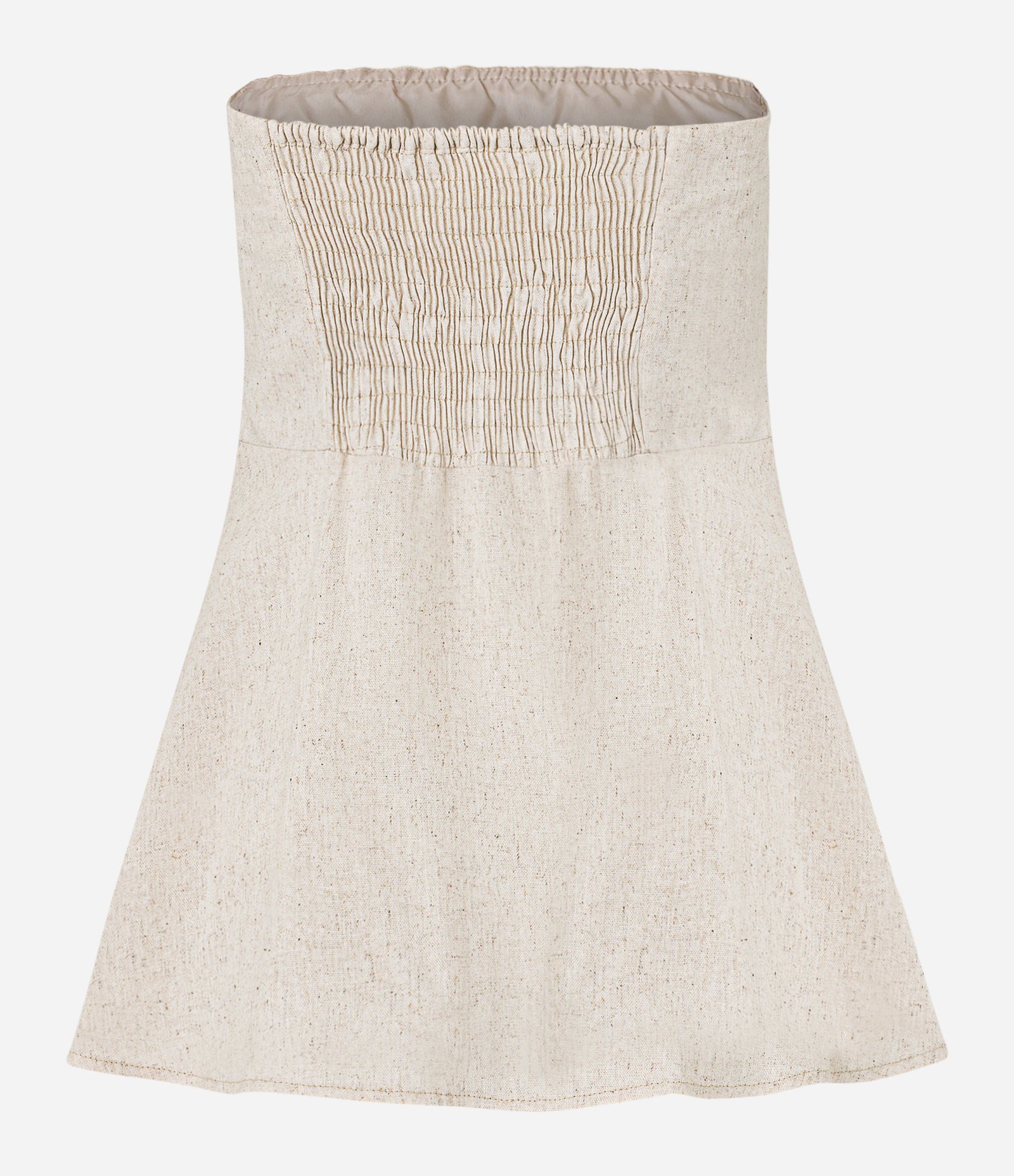 Blusa Tomara Que Caia em Viscolinho com Peplum Off White 6