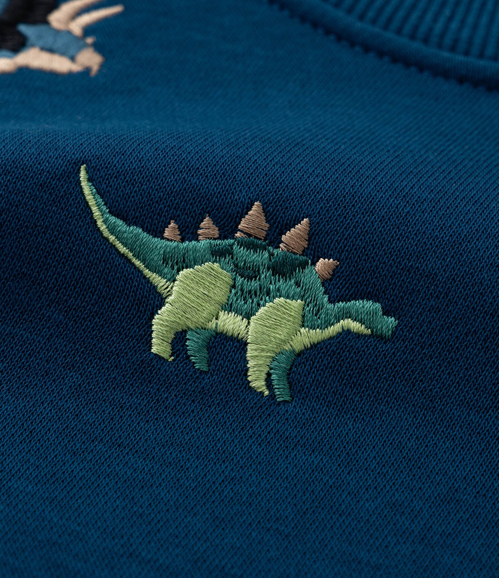 Blusão Infantil com Estampa de Dinos - Tam 1 a 5 Anos Azul 6