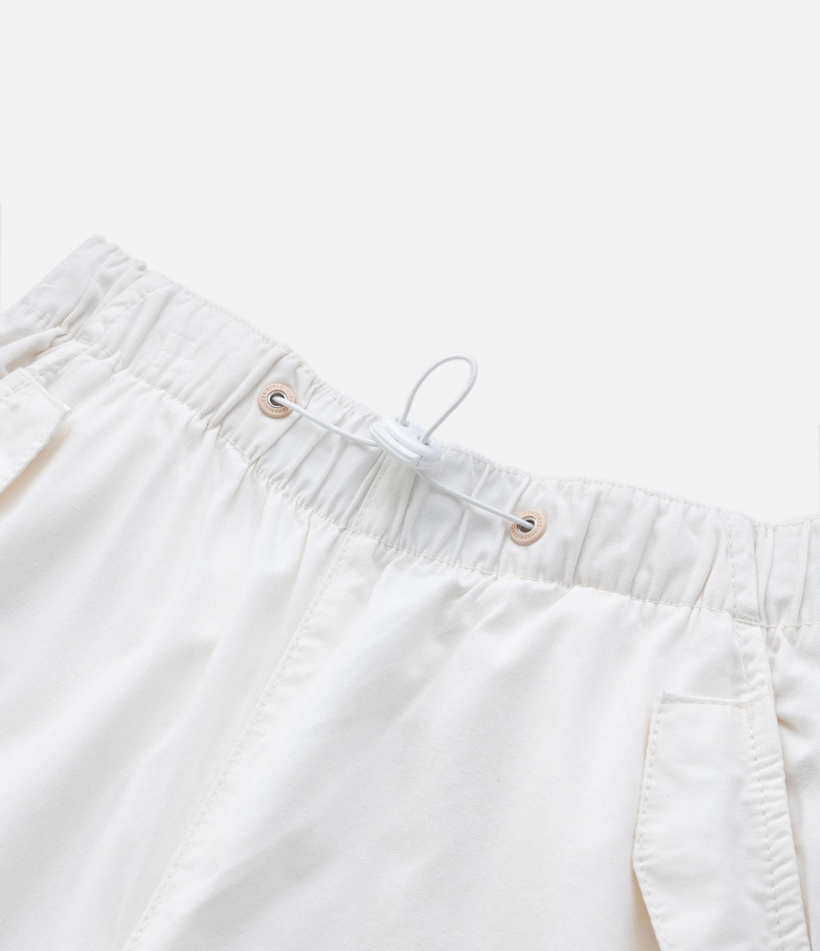 Calça Parachute Infantil com Detalhe no Joelho - Tam 5 a 14 anos Branco 7