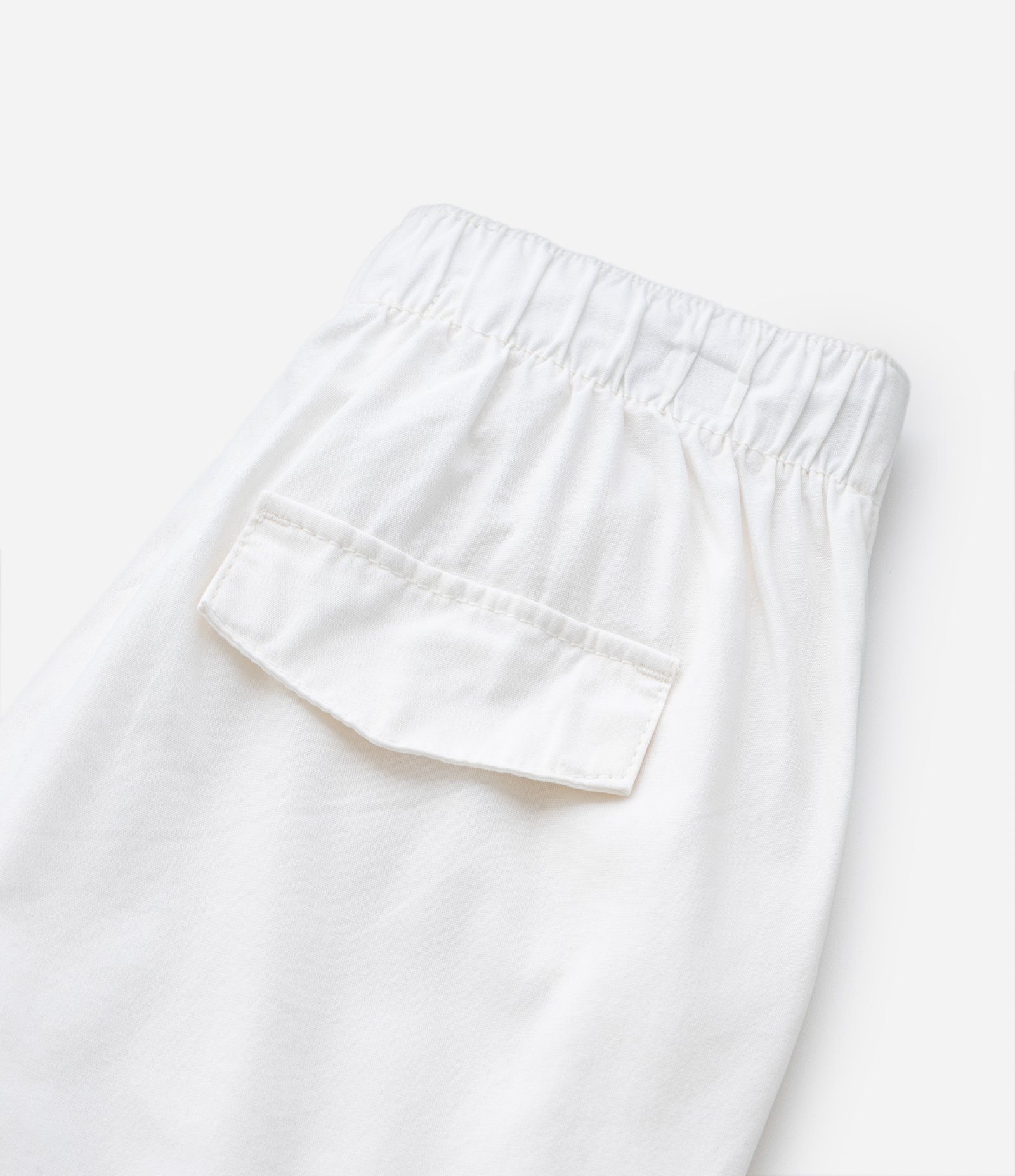 Calça Parachute Infantil com Detalhe no Joelho - Tam 5 a 14 anos Branco 5