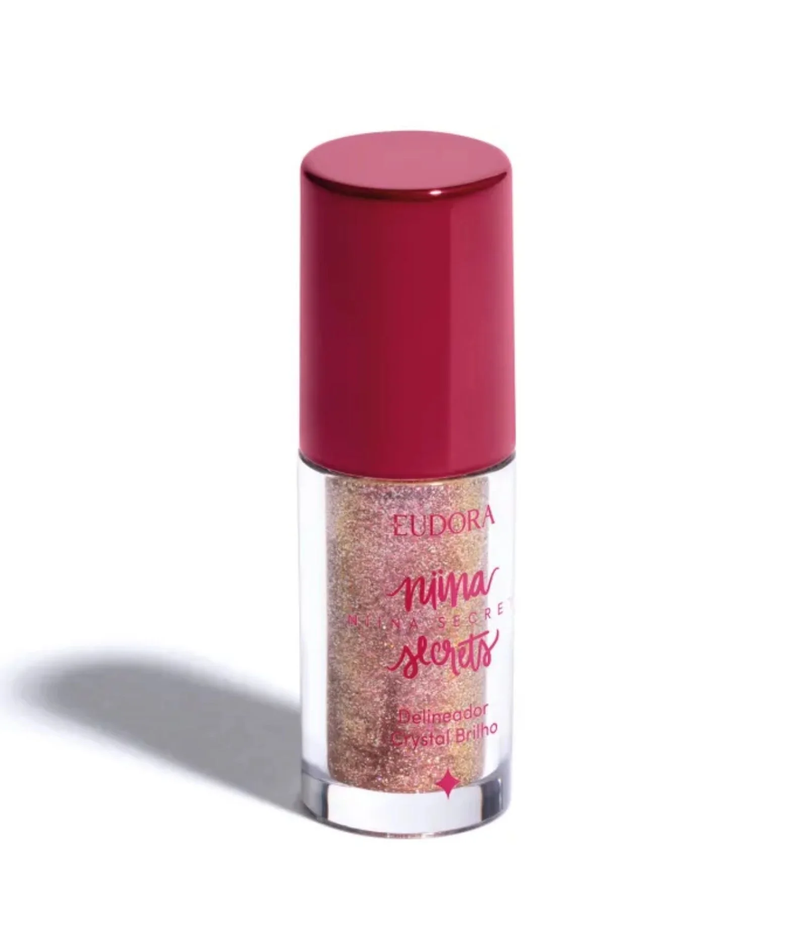 Delineador Niina Secrets Crystal Brilho Rose Gold 2