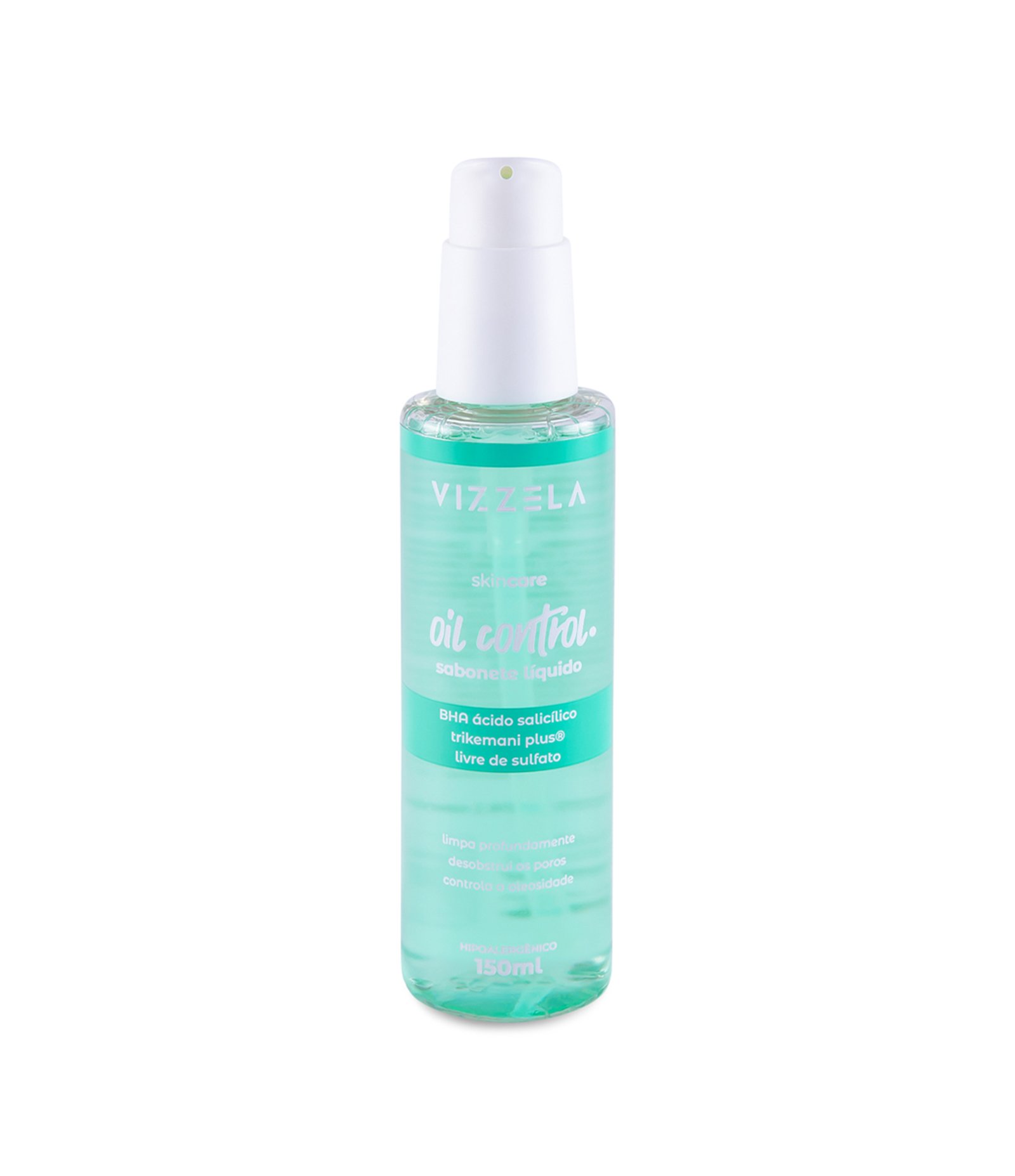 Sabonete Líquido Facial Oil Control Vizzela 150ml 1