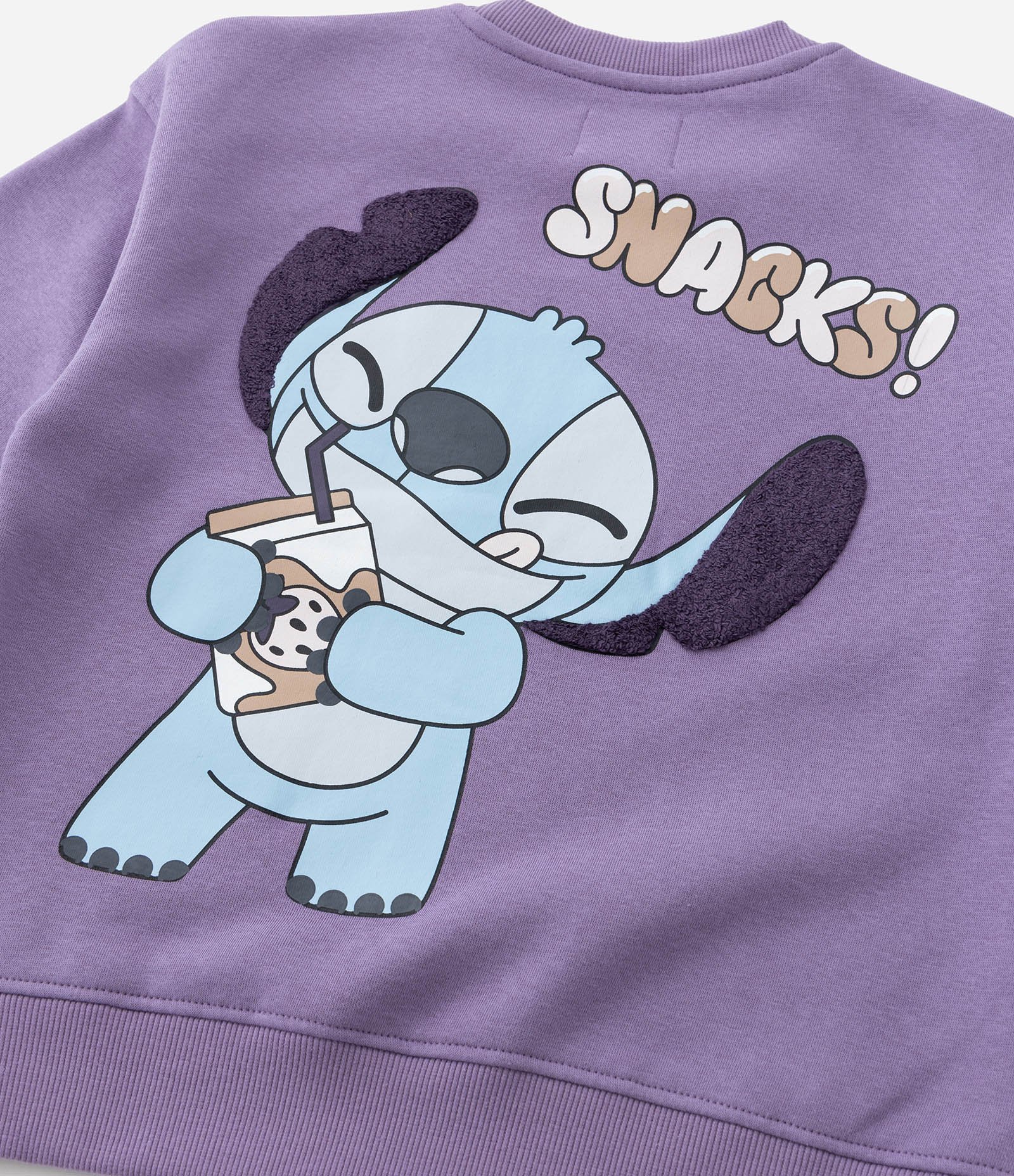 Blusão Infantil Quentinho com Estampa do Stitch - Tam 5 a 14 Anos Roxo 7