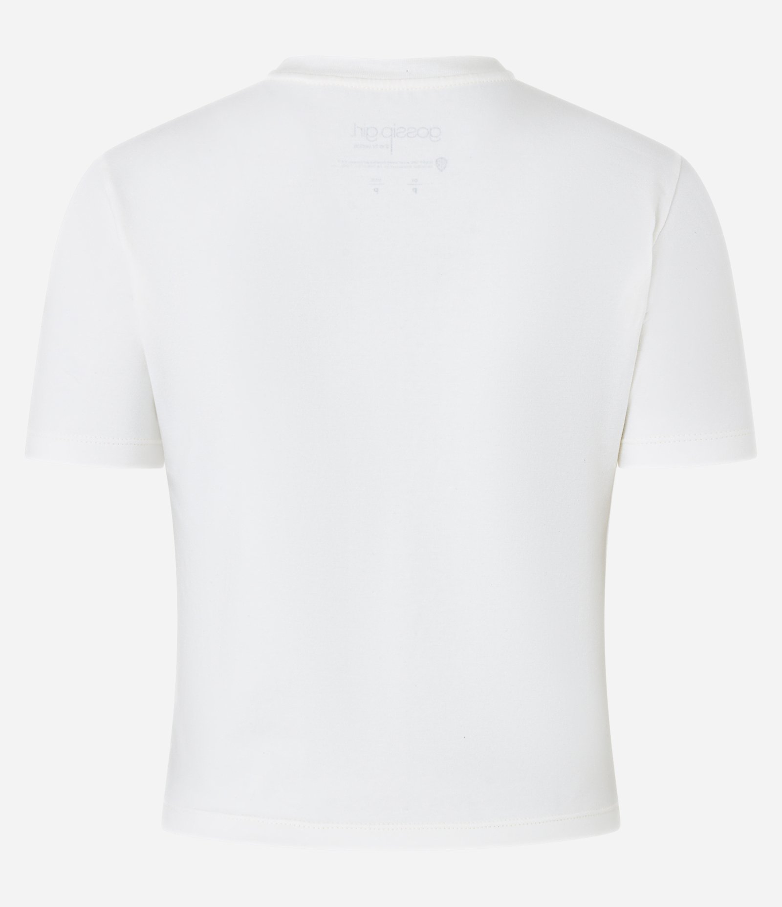 Blusa T-shirt em Algodão com Estampa Xoxo Gossip Girl Branco 6