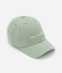 Boné em Algodão Dad Hat com Bordado Come To Brazil