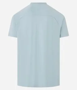 Camiseta Esportiva em Tecnologia Dry com Estampa Laser Curt e Cava Raglan