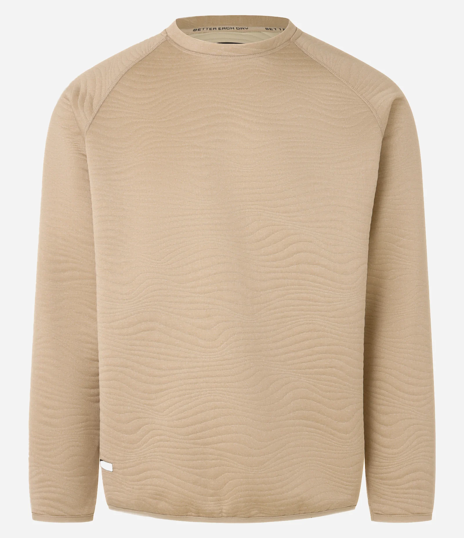 Suéter Esportivo em Dupla Face com Textura Bege 5