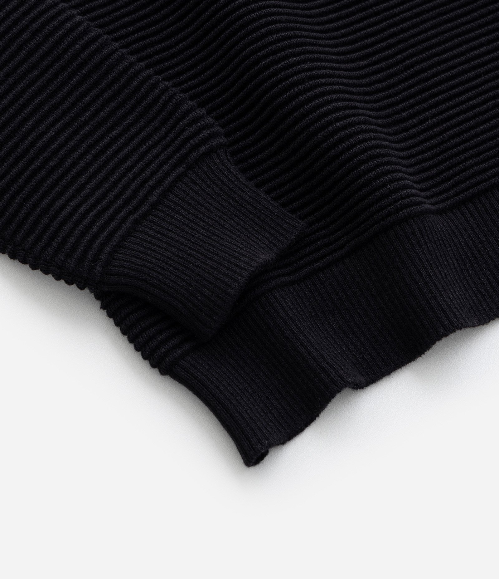 Blusão Infantil Canelado com Cava Raglan - Tam 5 a 14 Anos Preto 5