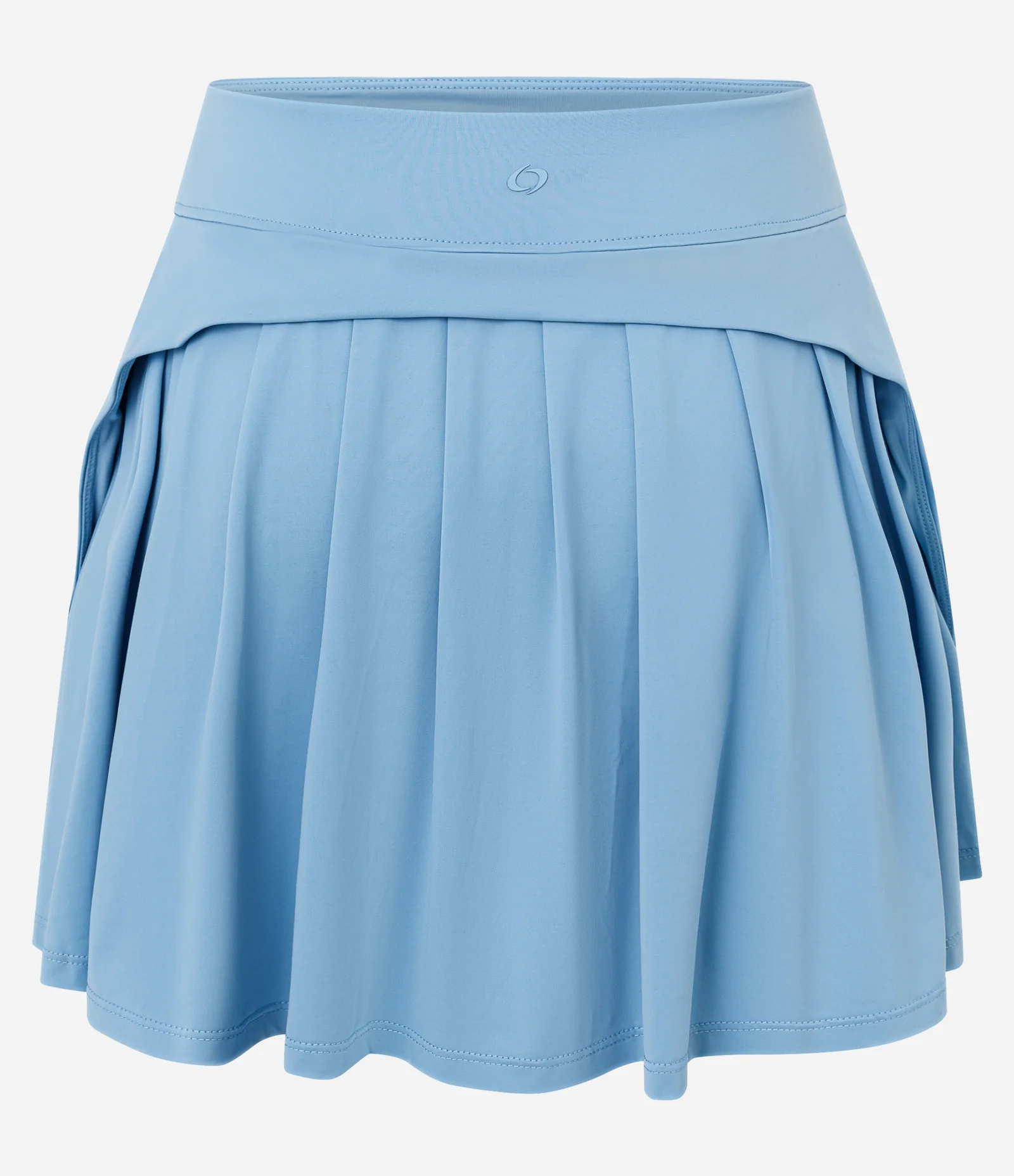 Short Saia Esportivo em Poliamida com Detalhe Costas Azul Claro 6