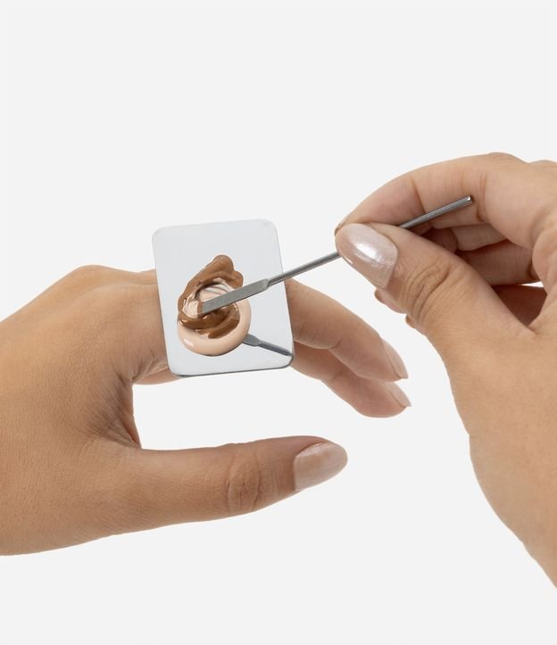 Conjunto Misturador de Maquiagem com Espatula Alchemia