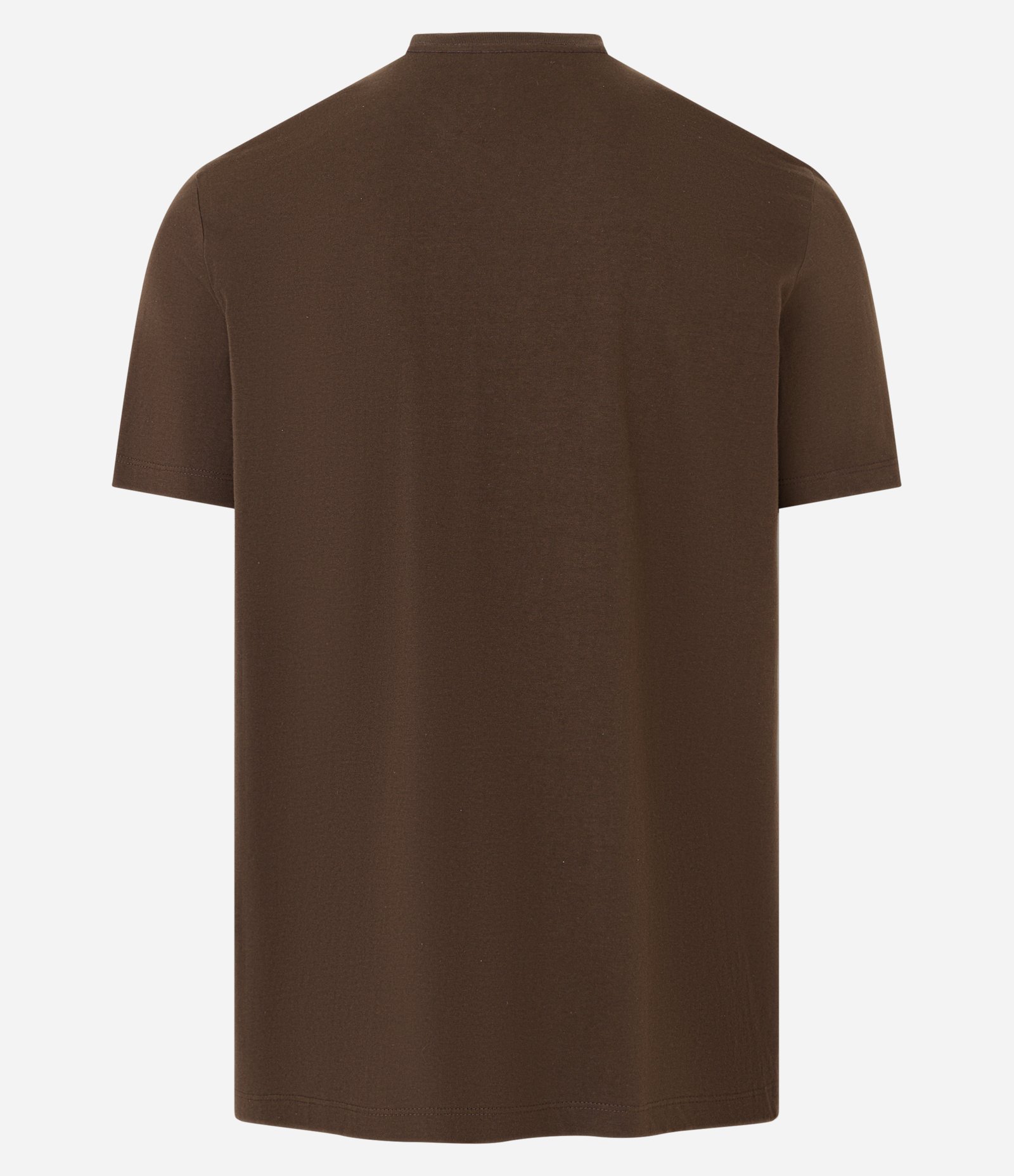 Camiseta em Algodão com Estampa de Guitarras Marrom 5