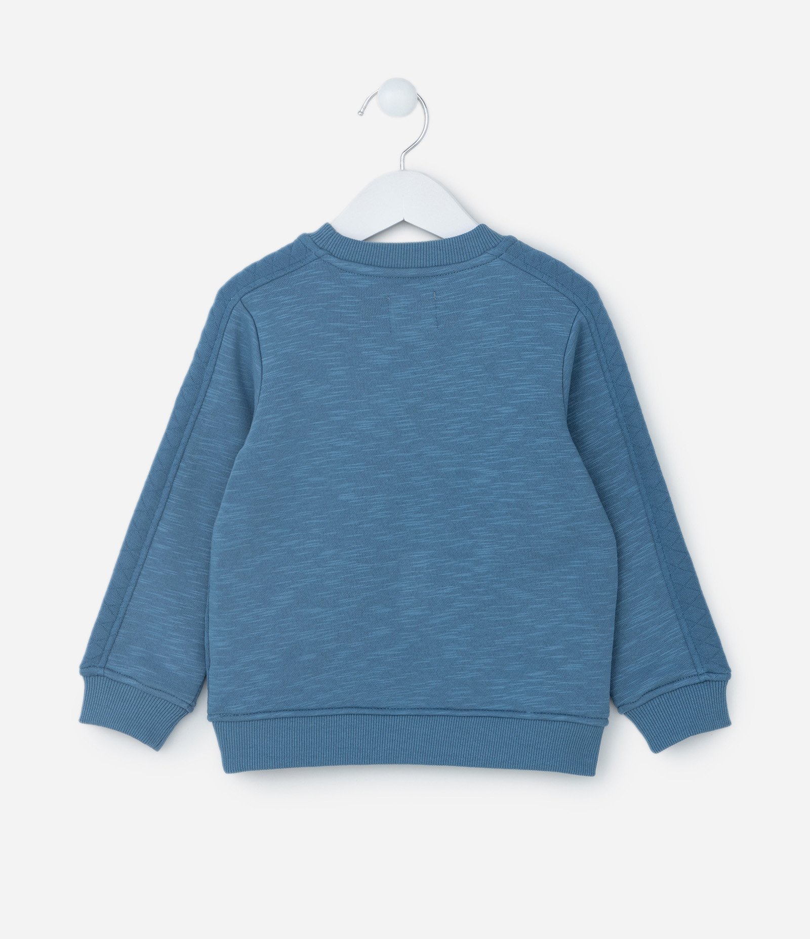 Conjunto Longo Infantil em Moletom Quentinho - Tam 1 a 5 anos Azul 3