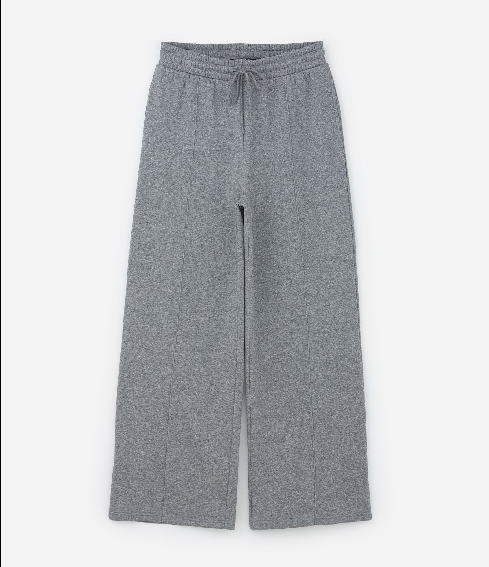 Calça Wide em Moletom com Cós Elástico 5