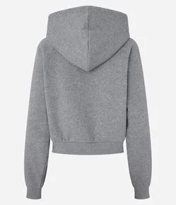 Casaco em Moletom com Capuz e Bolso Canguru