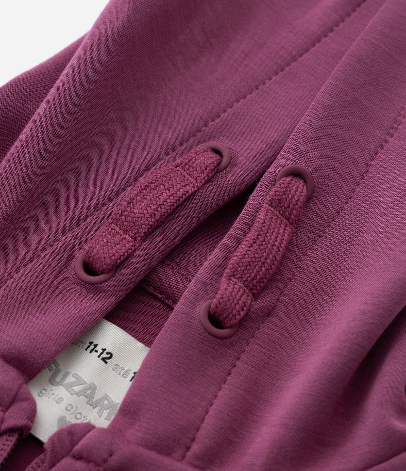 Jaqueta Infantil com Toque Suave e Capuz -Tam 5 a 14 Anos Vinho 4