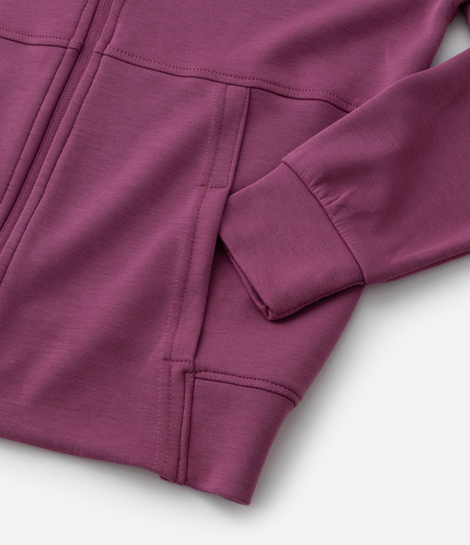 Jaqueta Infantil com Toque Suave e Capuz -Tam 5 a 14 Anos Vinho 5