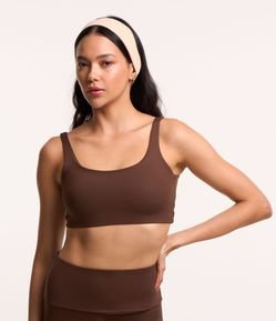 Top Esportivo em Poliamida com Alças Largas