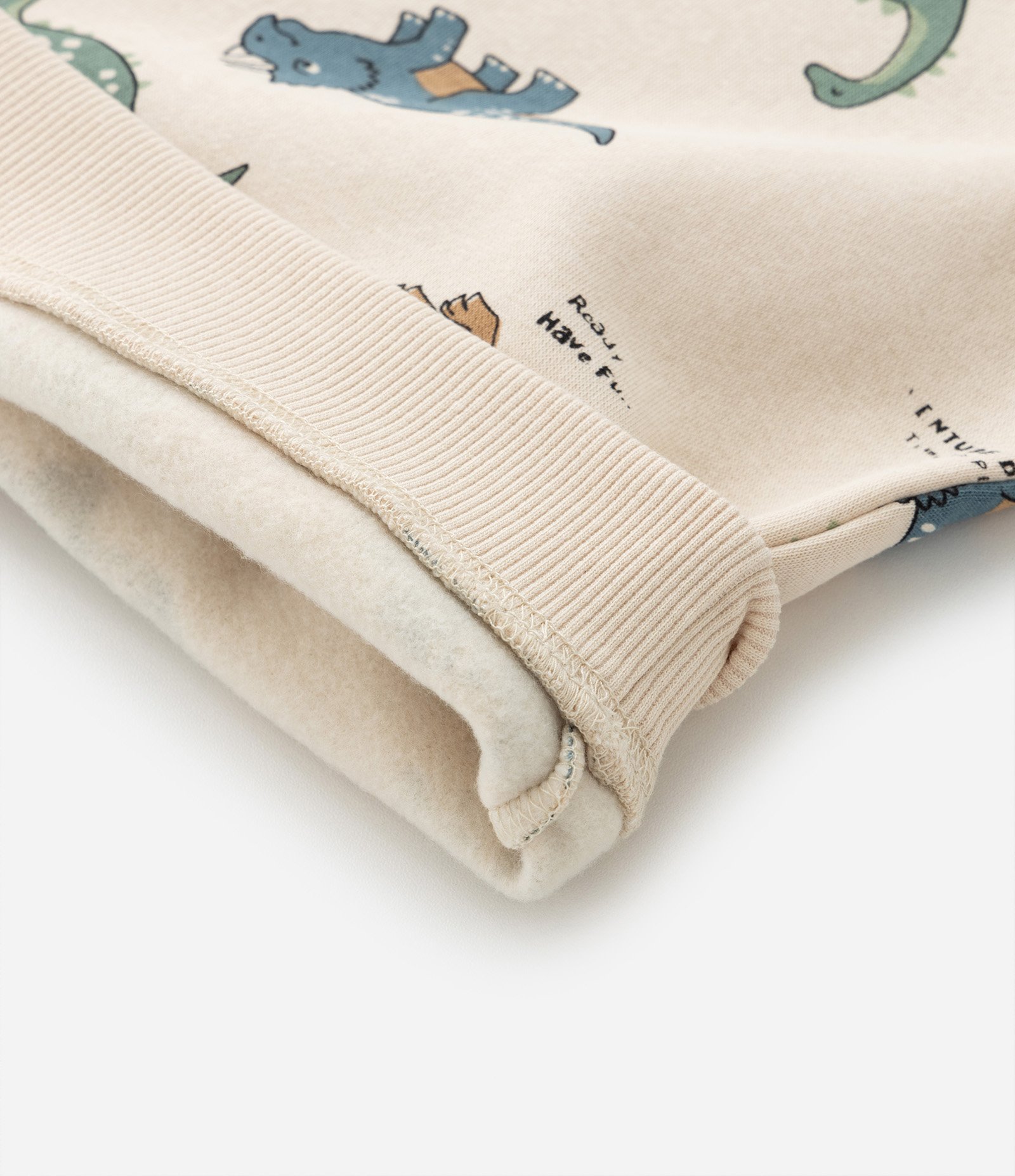 Conjunto Infantil em Algodão com Estampa de Dinos -Tam 1 a 5 Anos Bege/Marrom 7