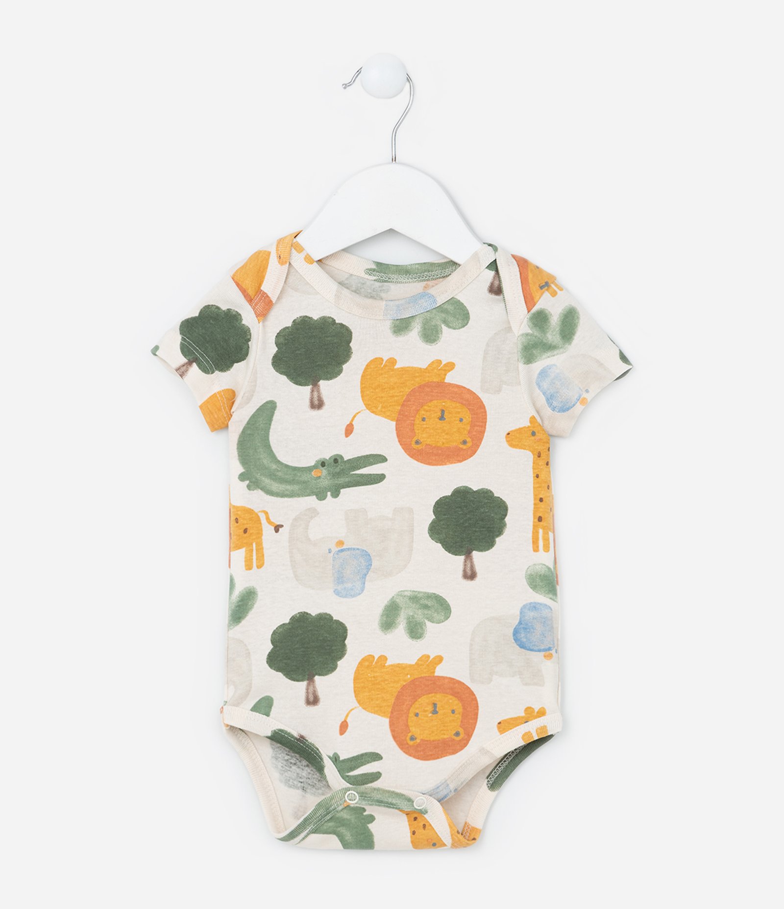 Body Infantil com Estampa Bichinhos - Tam 0 a 18 meses Multicores 1