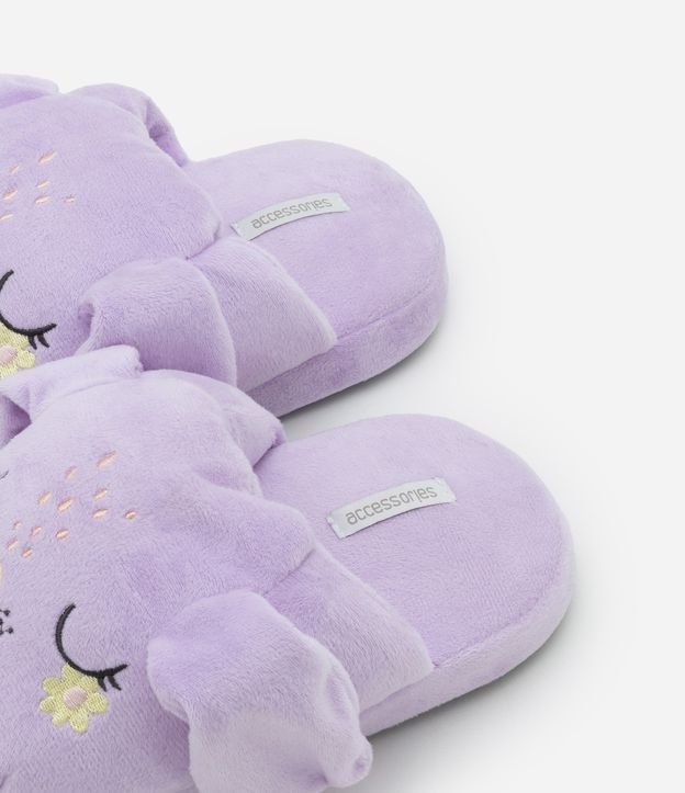 Pantufa Chinelo Infantil com Bordado Bichinho - Tam 29 a 36