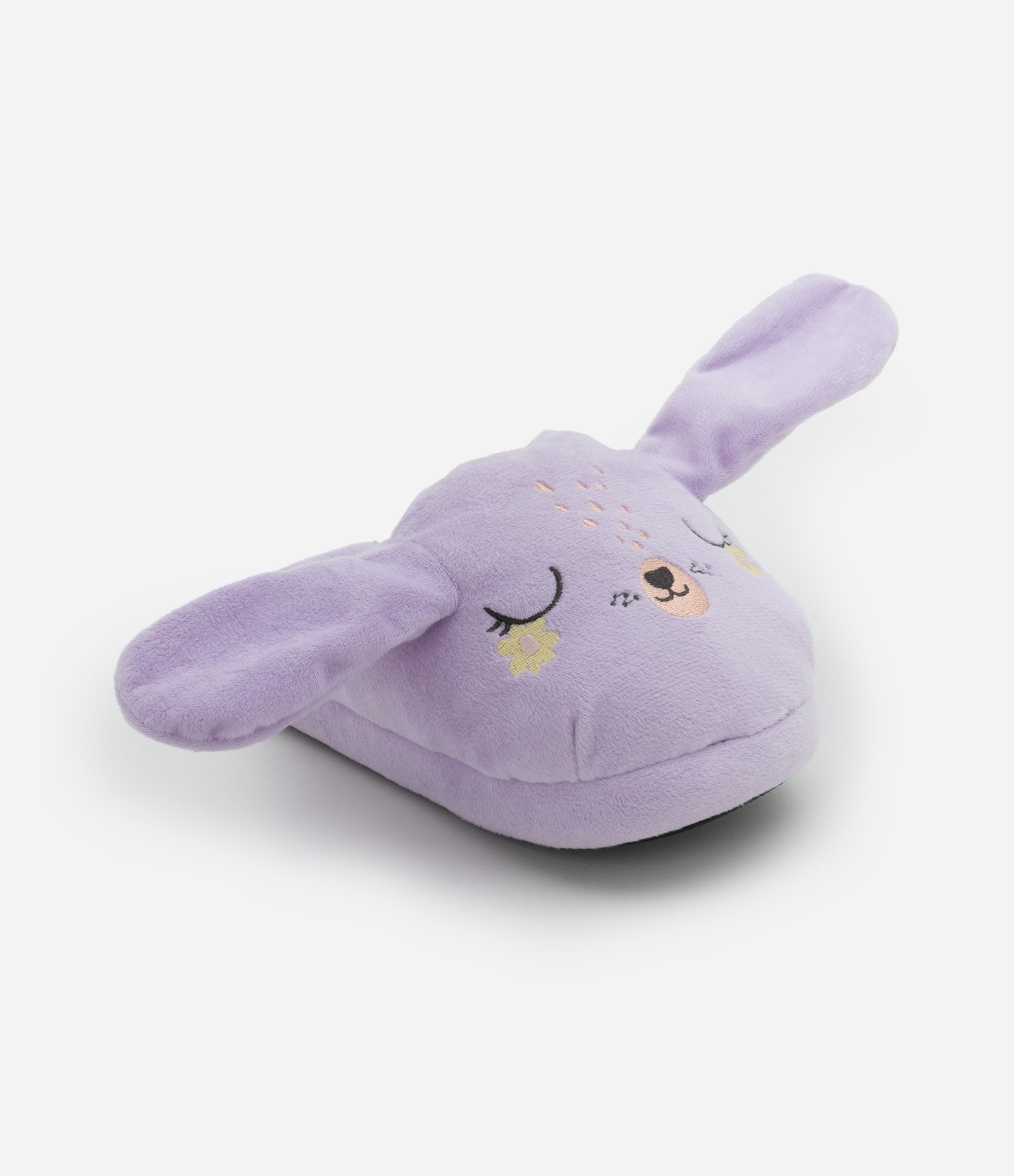 Pantufa Chinelo Infantil com Bordado Bichinho - Tam 29 a 36 Lilás 6