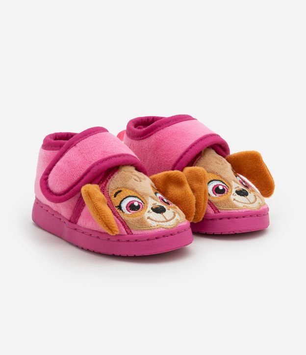 Pantufa Infantil Fechada com Bordado Skye - Tam 19 a 28
