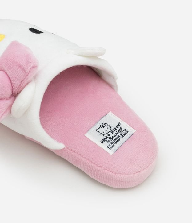 Pantufa Chinelo Infantil com Bordado Hello Kitty - Tam 29 a 36