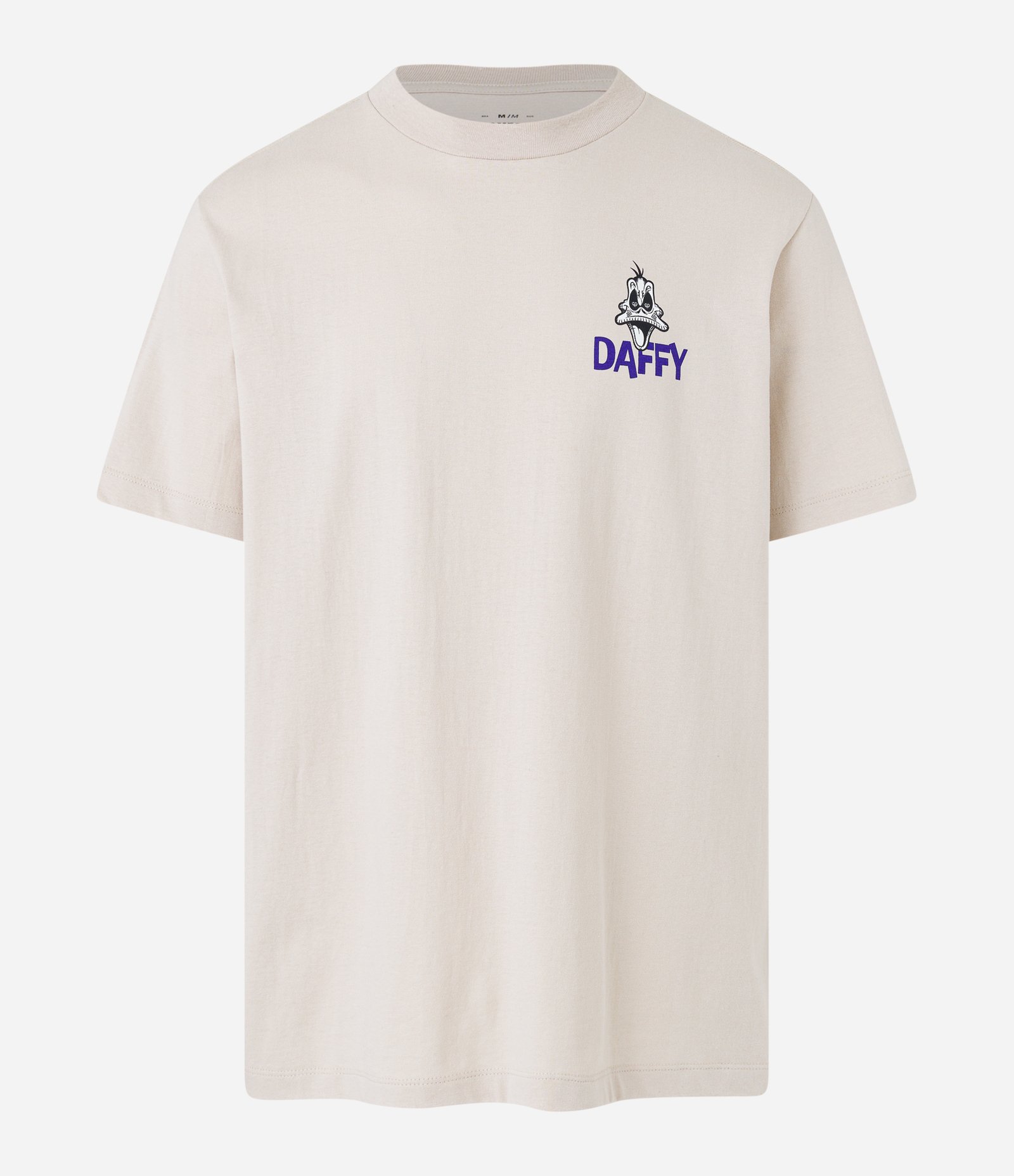 Camiseta Comfort em Algodão com Estampa Patolino Esqueleto Bege 5