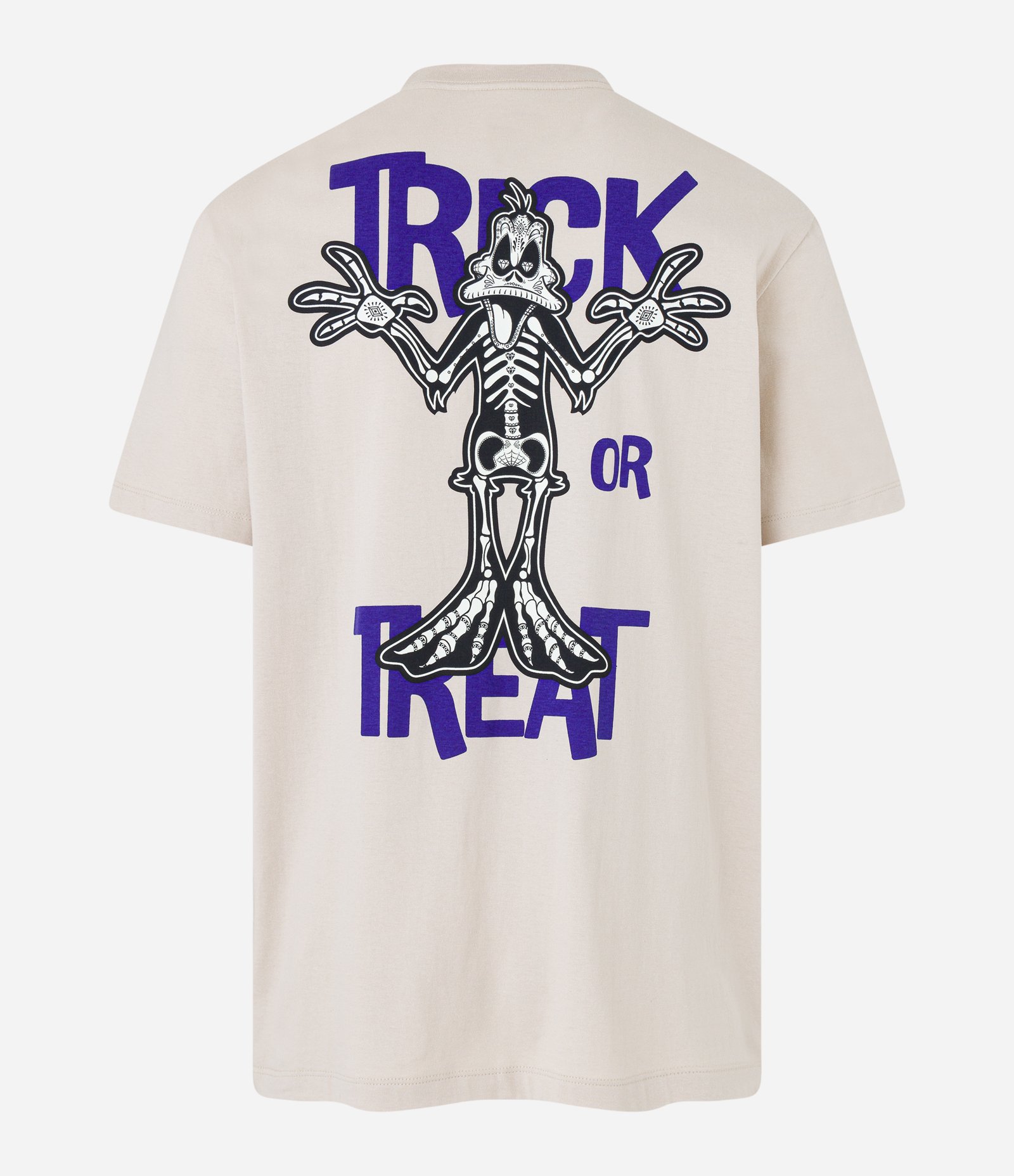 Camiseta Comfort em Algodão com Estampa Patolino Esqueleto Bege 6