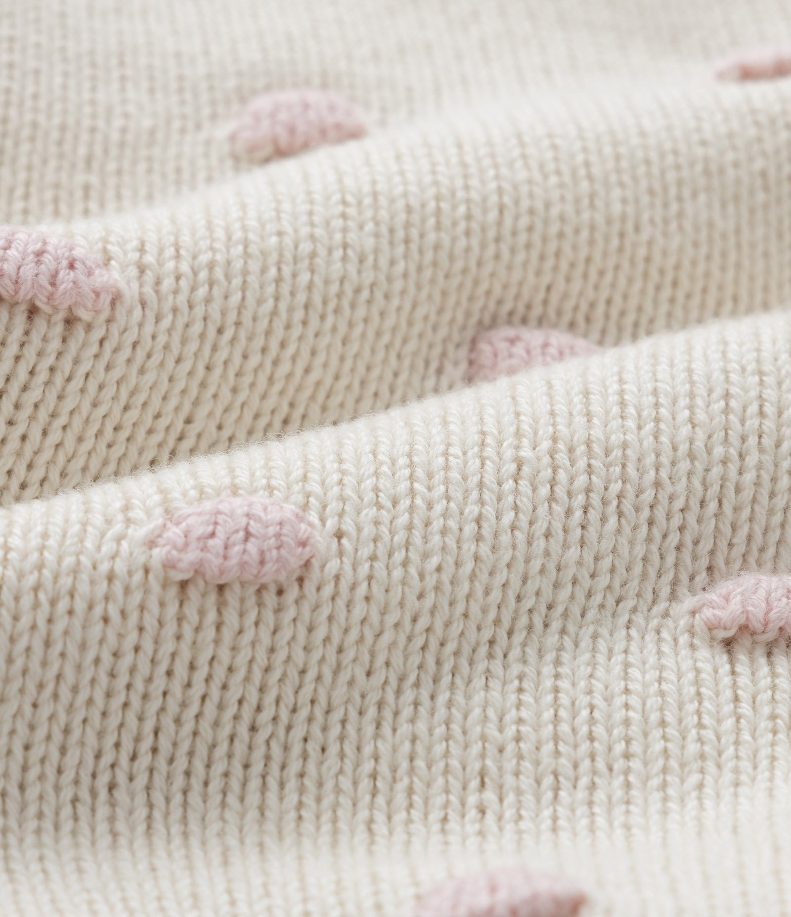 Casaco Infantil com Forro em Sherpa e Pompom - Tam 0 a 18 meses Bege 3