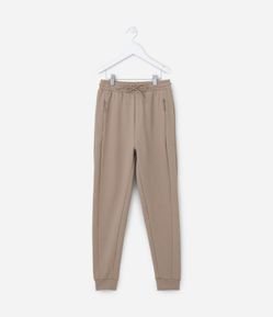 Calça Infantil com Bolsos e Recortes - Tam 5 a 14 Anos