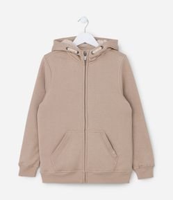 Jaqueta Infantil com Forro Peludinho e Capuz - Tam 5 a 14 Anos