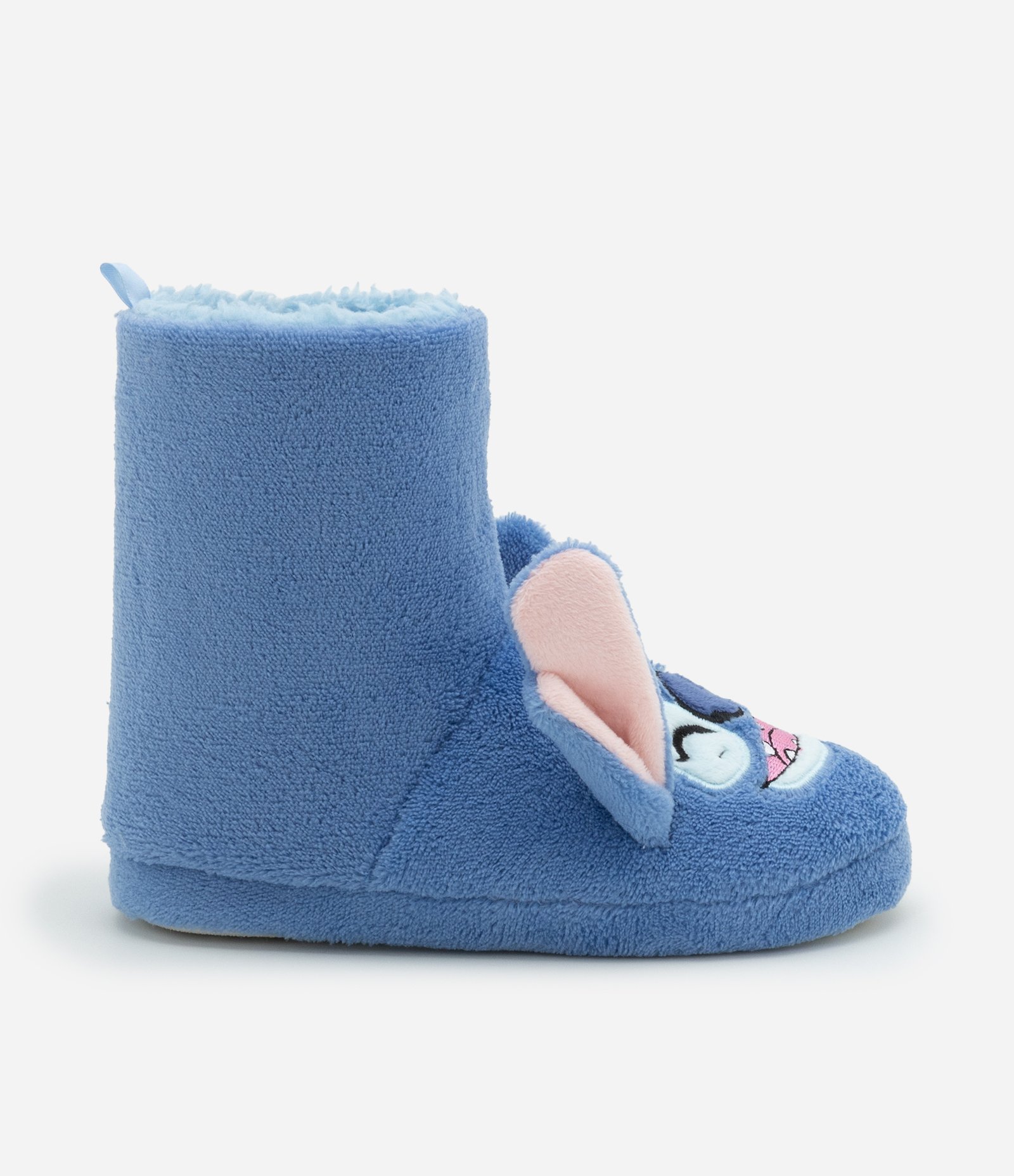 Pantufa Bota Infantil com Bordado do Stitch - Tam 29 a 36 Azul 7