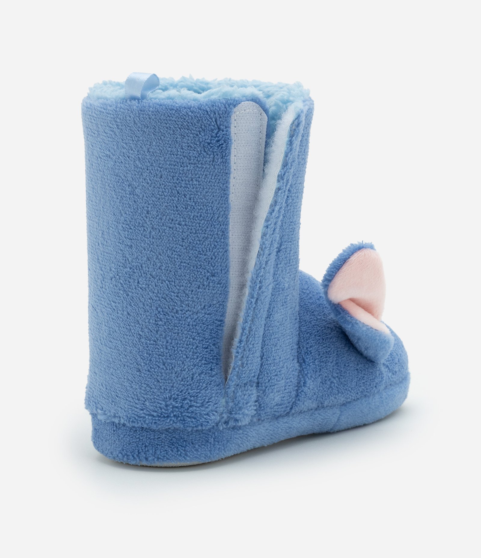 Pantufa Bota Infantil com Bordado do Stitch - Tam 29 a 36 Azul 3