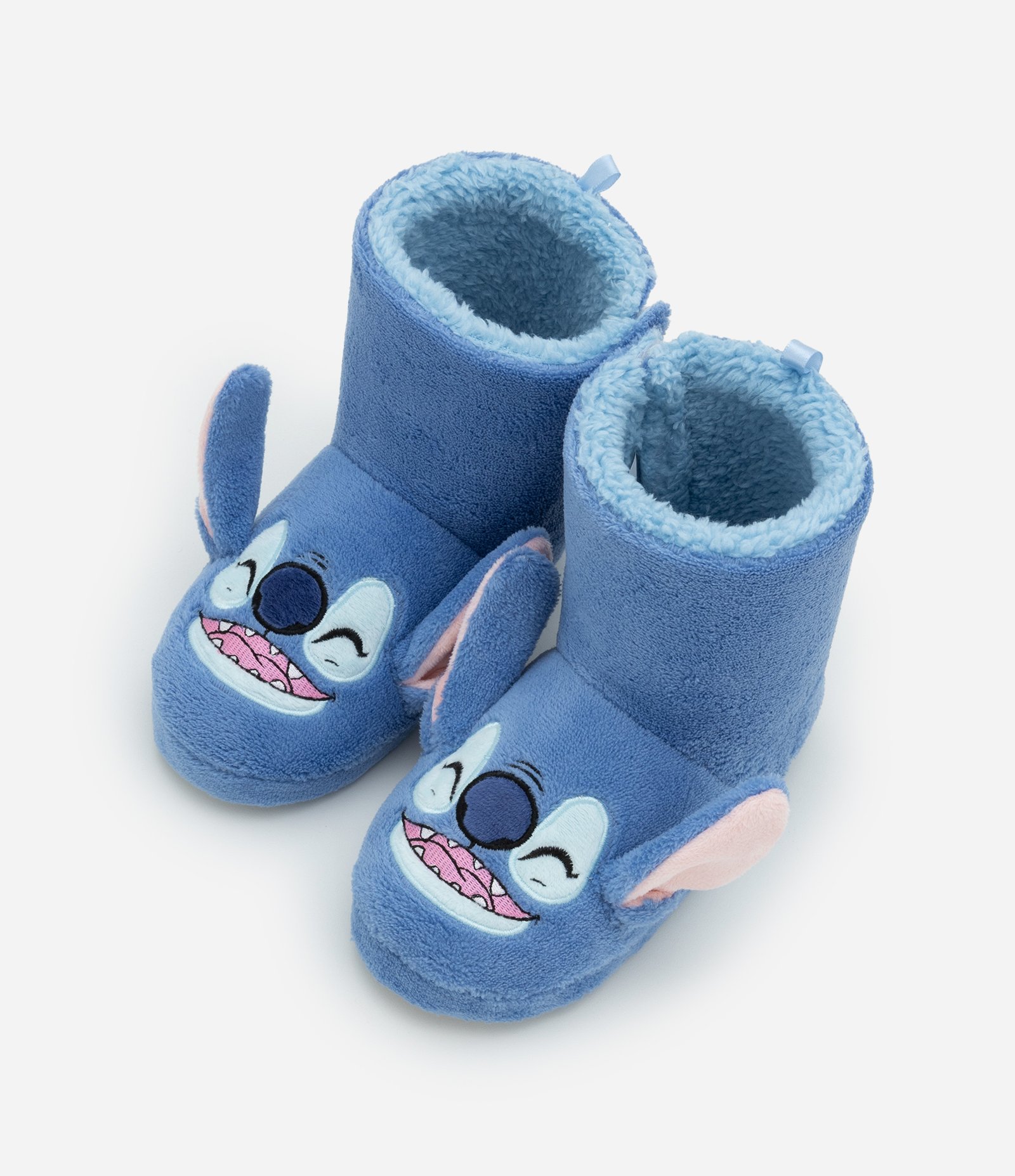 Pantufa Bota Infantil com Bordado do Stitch - Tam 29 a 36 Azul 6