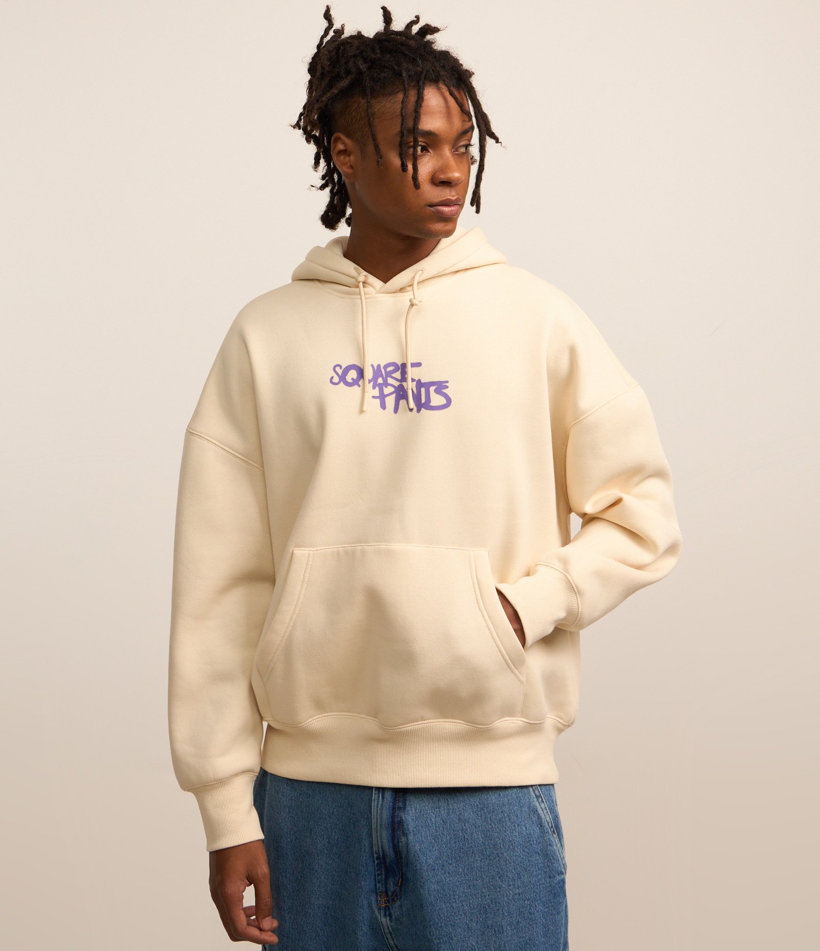 Blusão Boxy em Algodão com Estampa Bob Esponja Bege 3