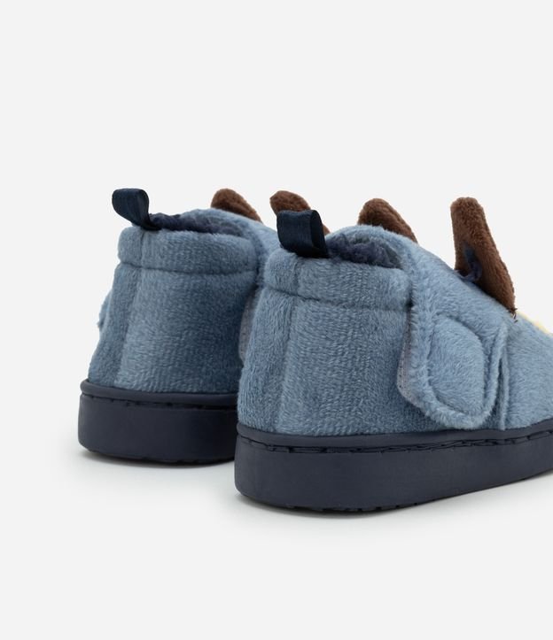 Pantufa Fechada em Fleece com Bordado Chase Patrulha Canina - Tam 19 ao 28