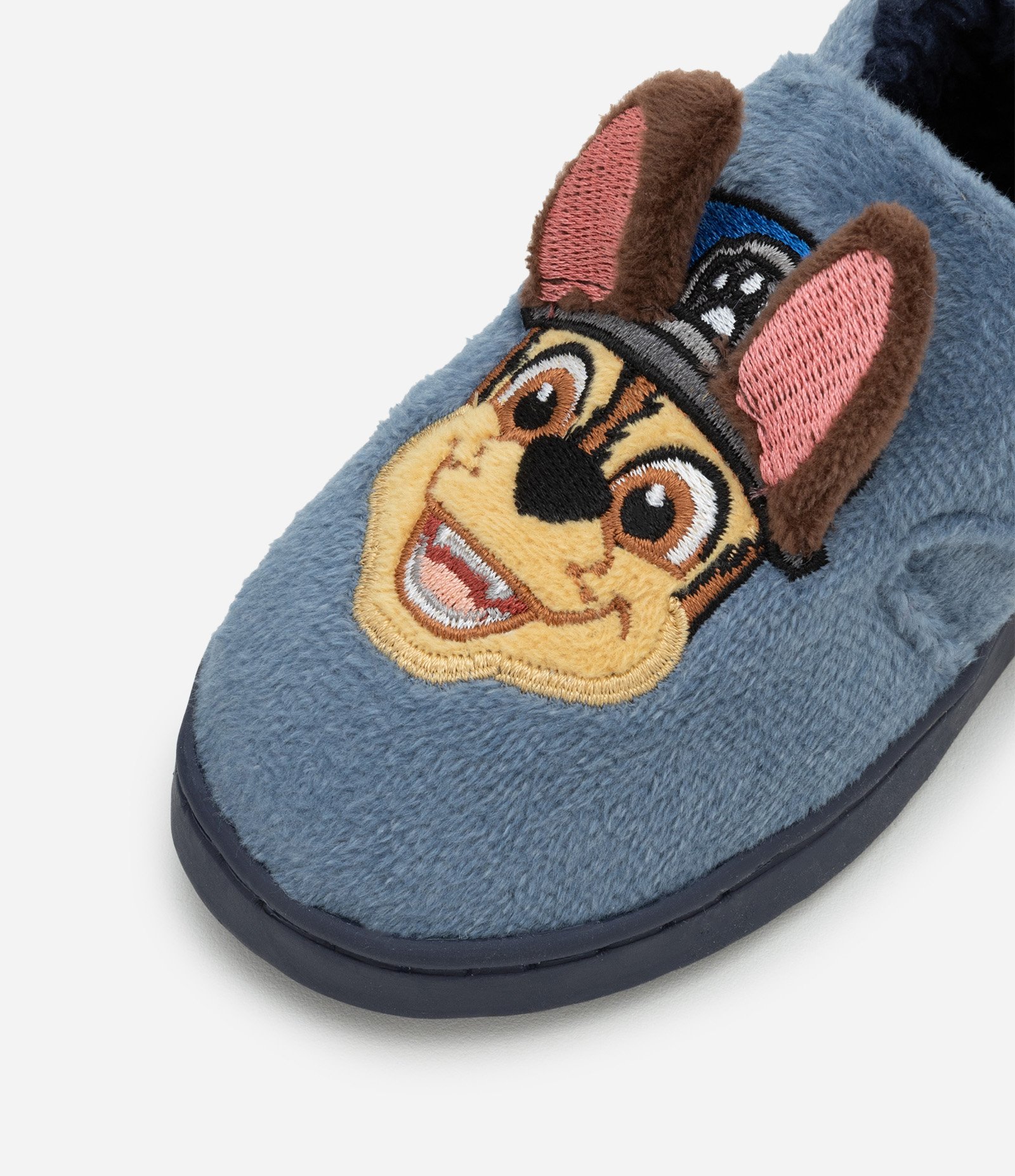 Pantufa Fechada em Fleece com Bordado Chase Patrulha Canina - Tam 19 ao 28 Azul 3