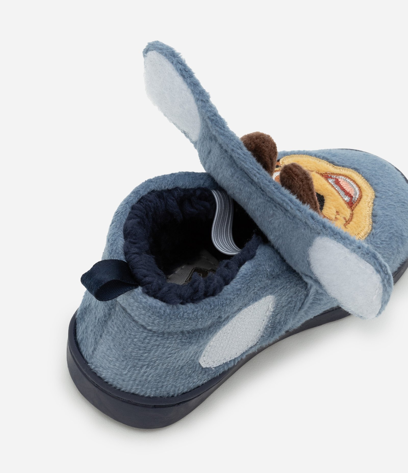 Pantufa Fechada em Fleece com Bordado Chase Patrulha Canina - Tam 19 ao 28 Azul 4
