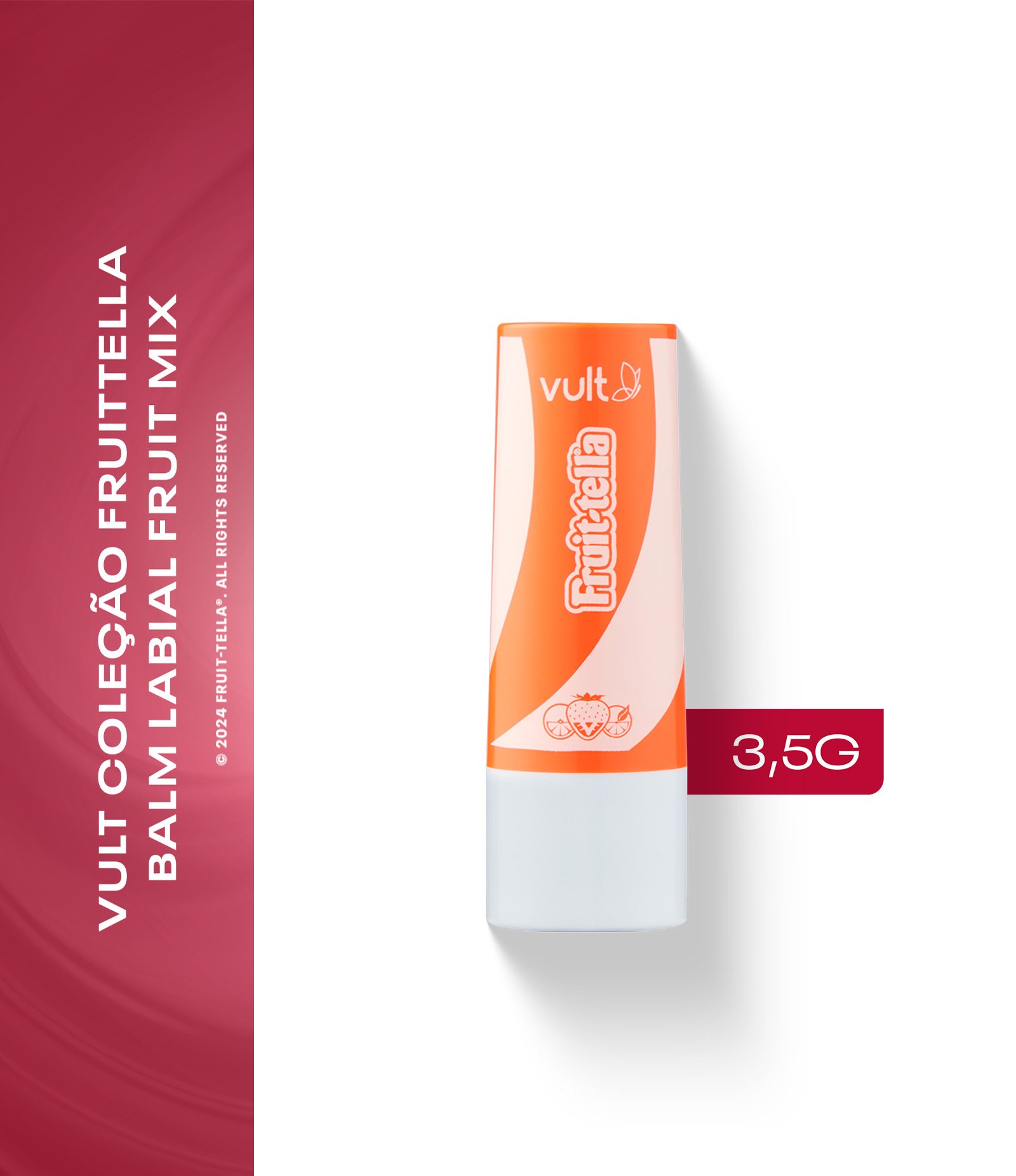 Balm Labial Fruit Mix FPS15 Coleção Fruittella Vult 3,5g 4