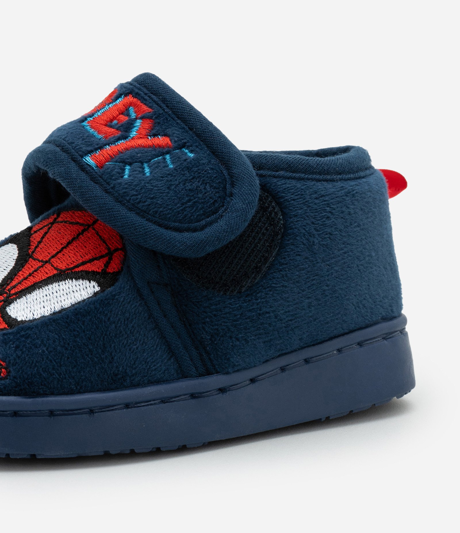 Pantufa Fechada em Fleece com Bordado Spidey - Tam 19 a 28 Azul 4