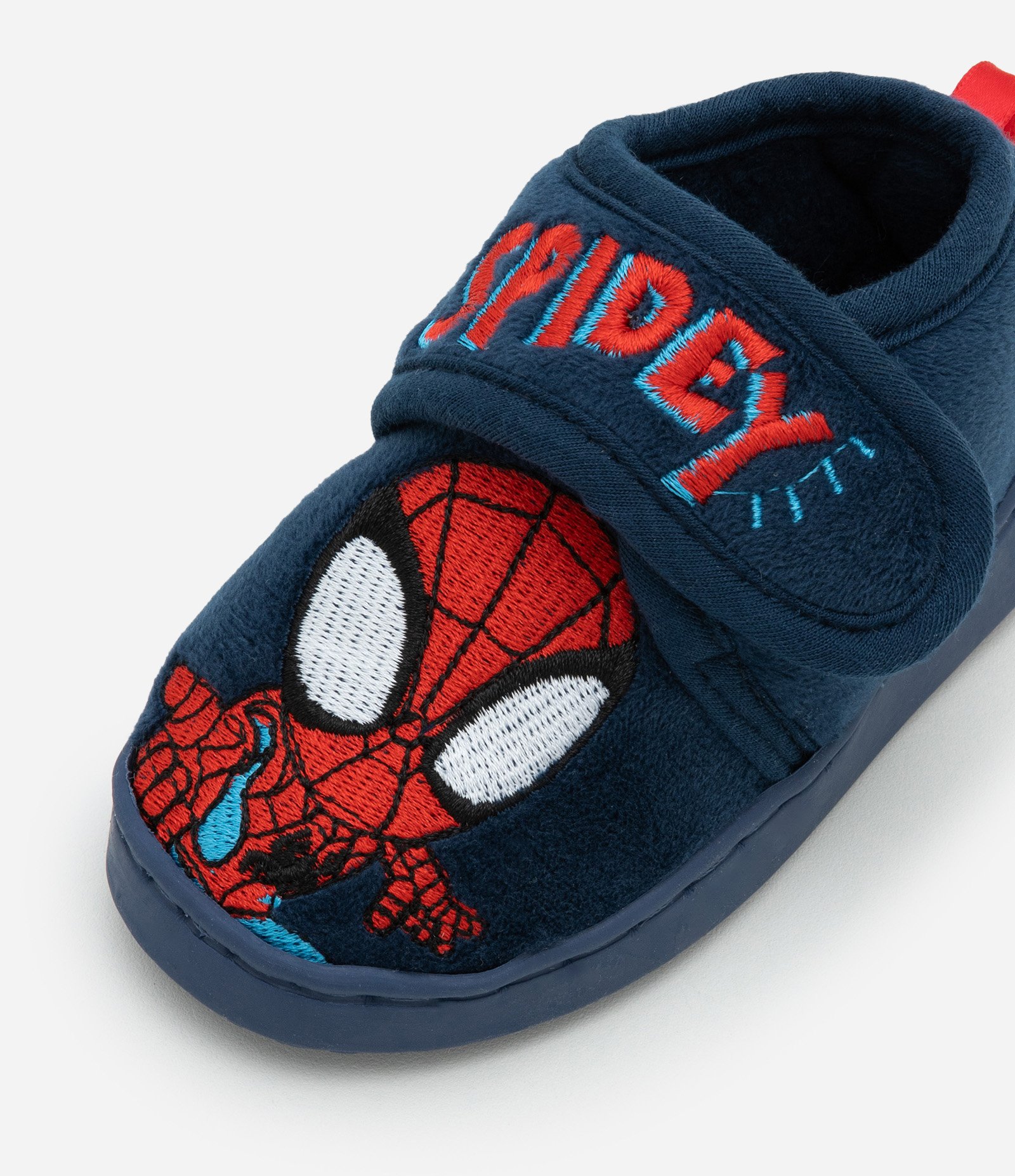 Pantufa Fechada em Fleece com Bordado Spidey - Tam 19 a 28 Azul 5