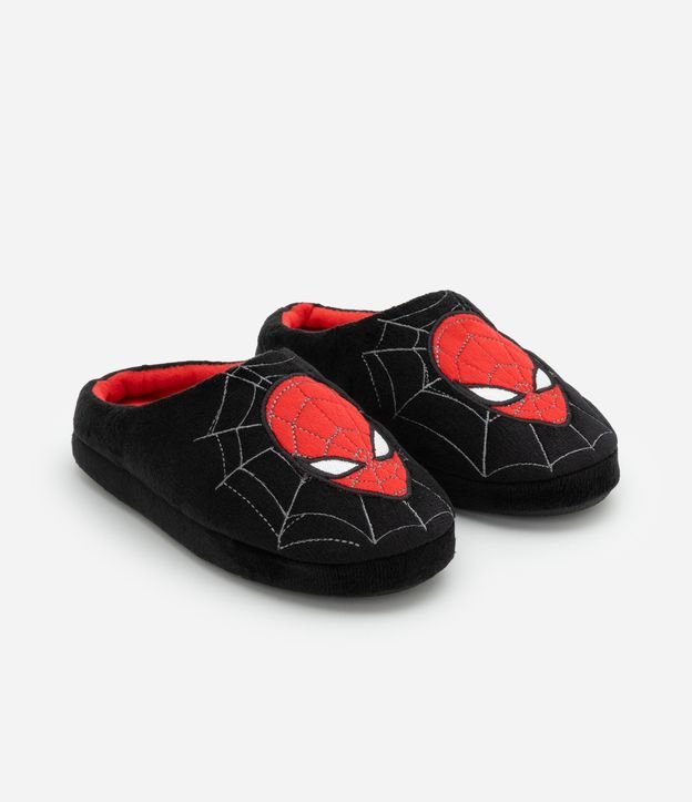 Pantufa Chinelo Infantil com Bordado Homem Aranha - Tam 27 a 36