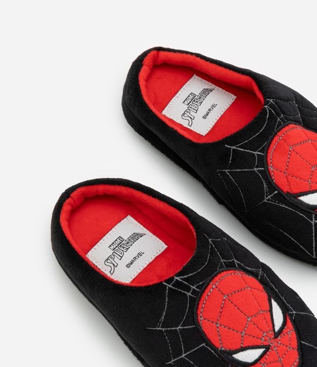 Pantufa Chinelo Infantil com Bordado Homem Aranha - Tam 27 a 36