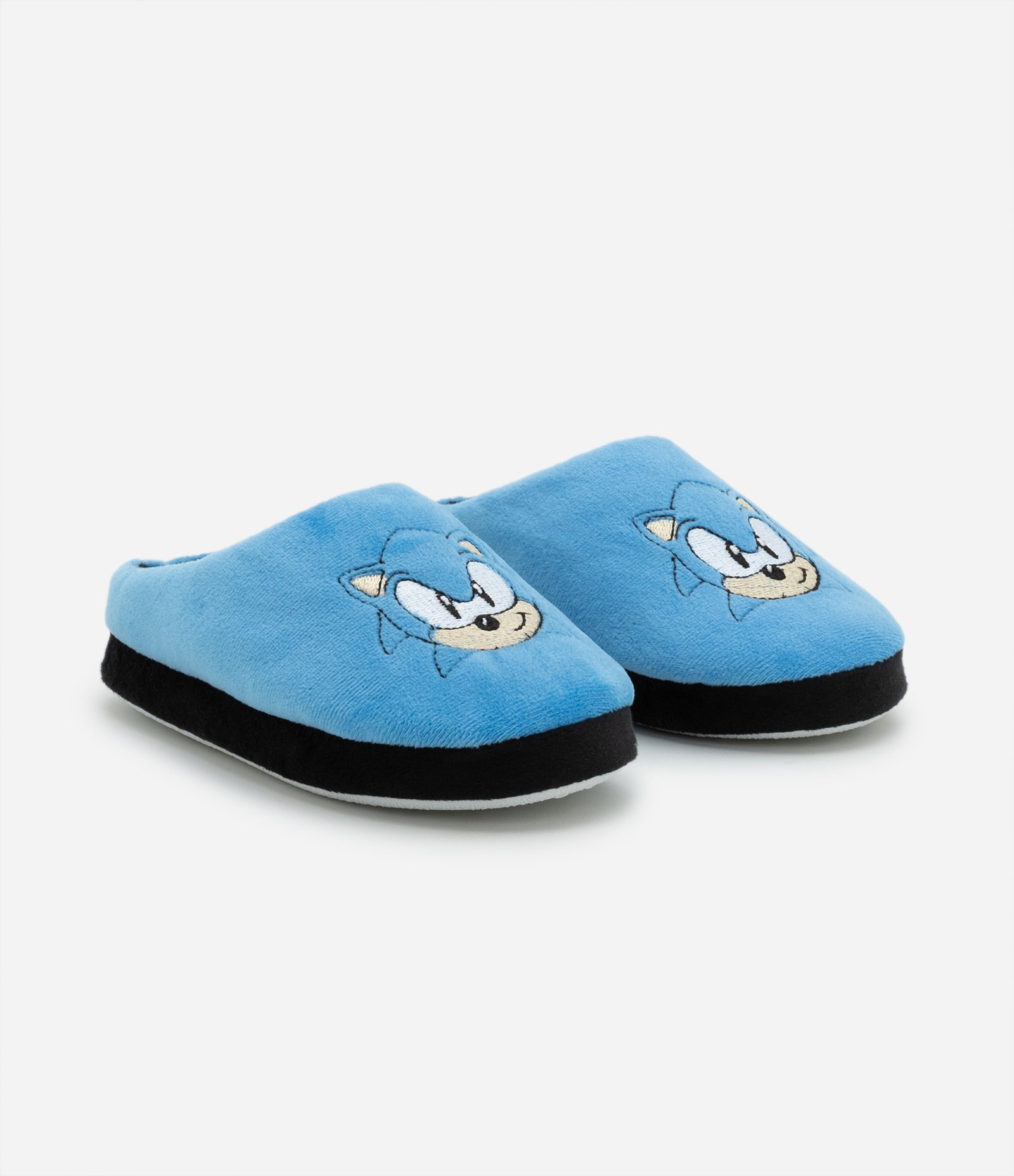 Pantufa Chinelo Infantil com Bordado do Sonic - Tam 29 a 38 Azul 1