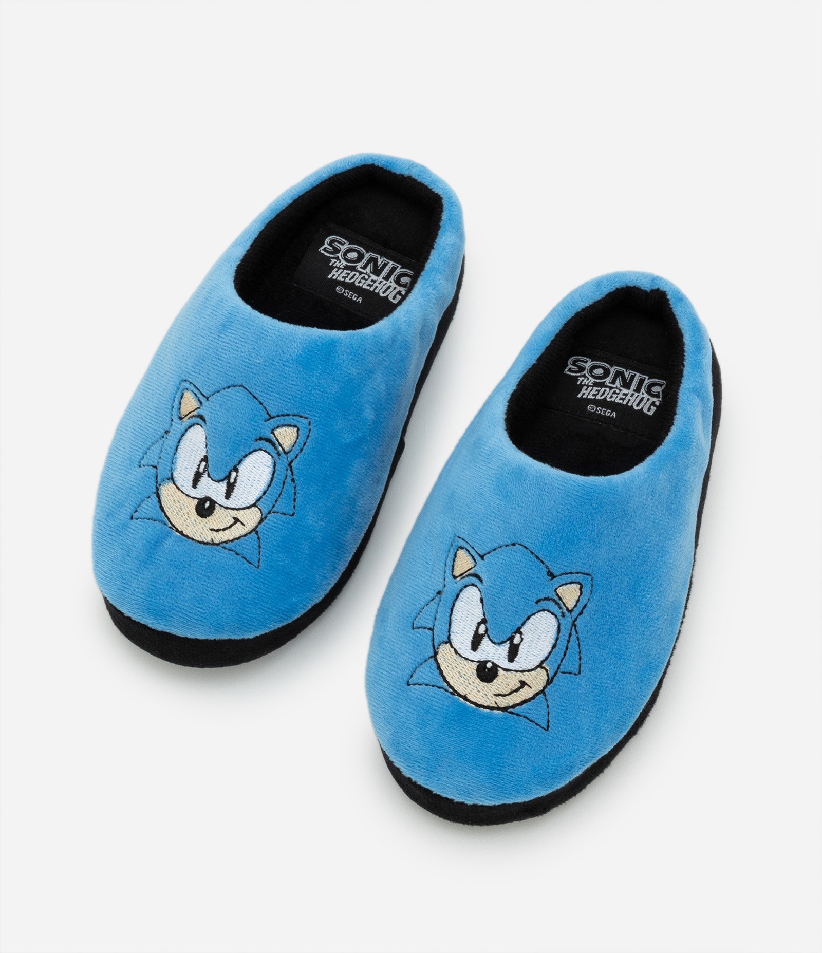 Pantufa Chinelo Infantil com Bordado do Sonic - Tam 29 a 38 Azul 3