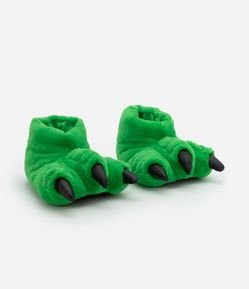 Pantufa Fechada Infantil Pata de Dino - Tam 29 ao 36